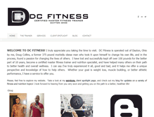 Tablet Screenshot of dcfitnessohio.com